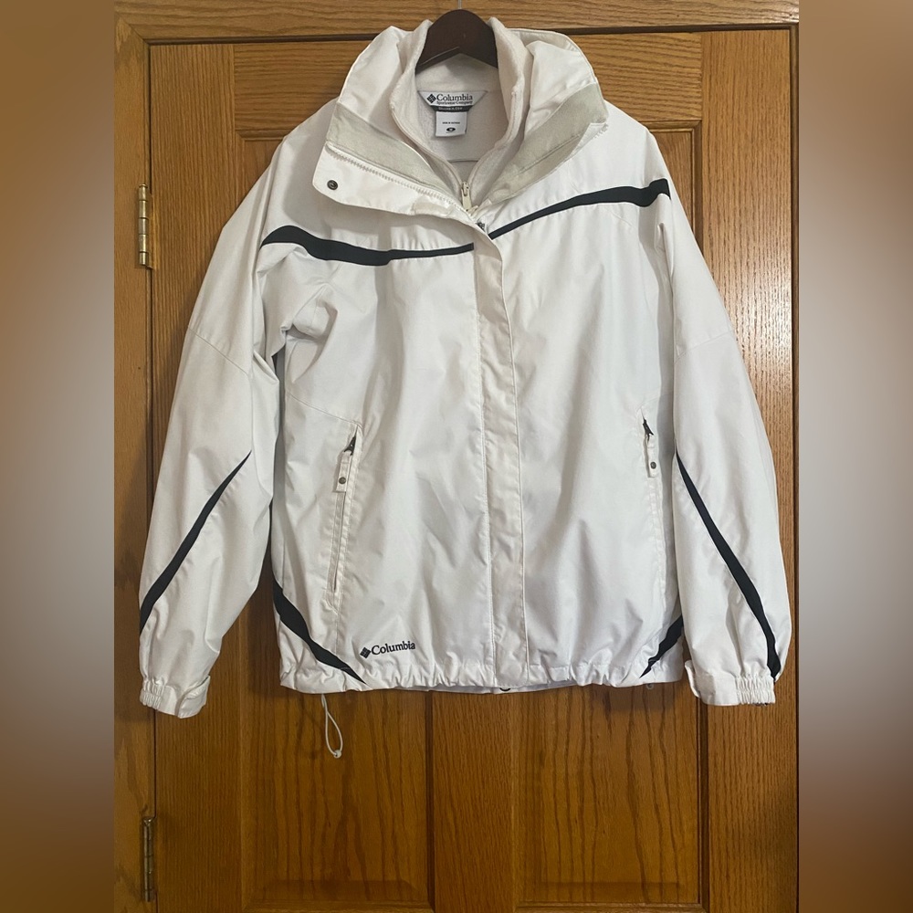 COLUMBIA - Insulate Winter Jacket (White/Black) - Size M